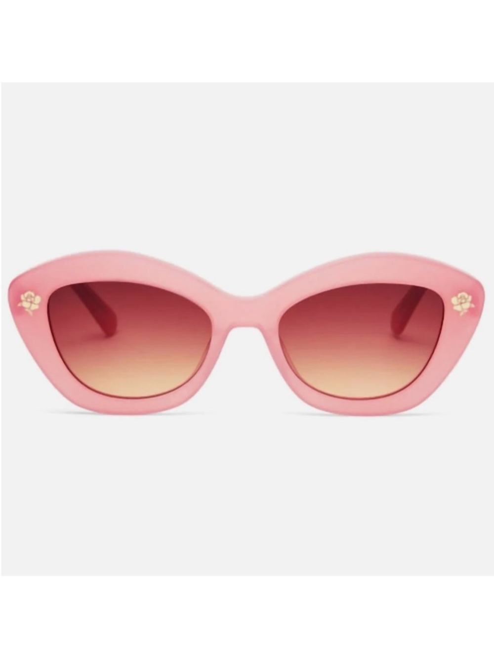 LoveShackFancy Pink Hessel Cat-Eye Sunglasses